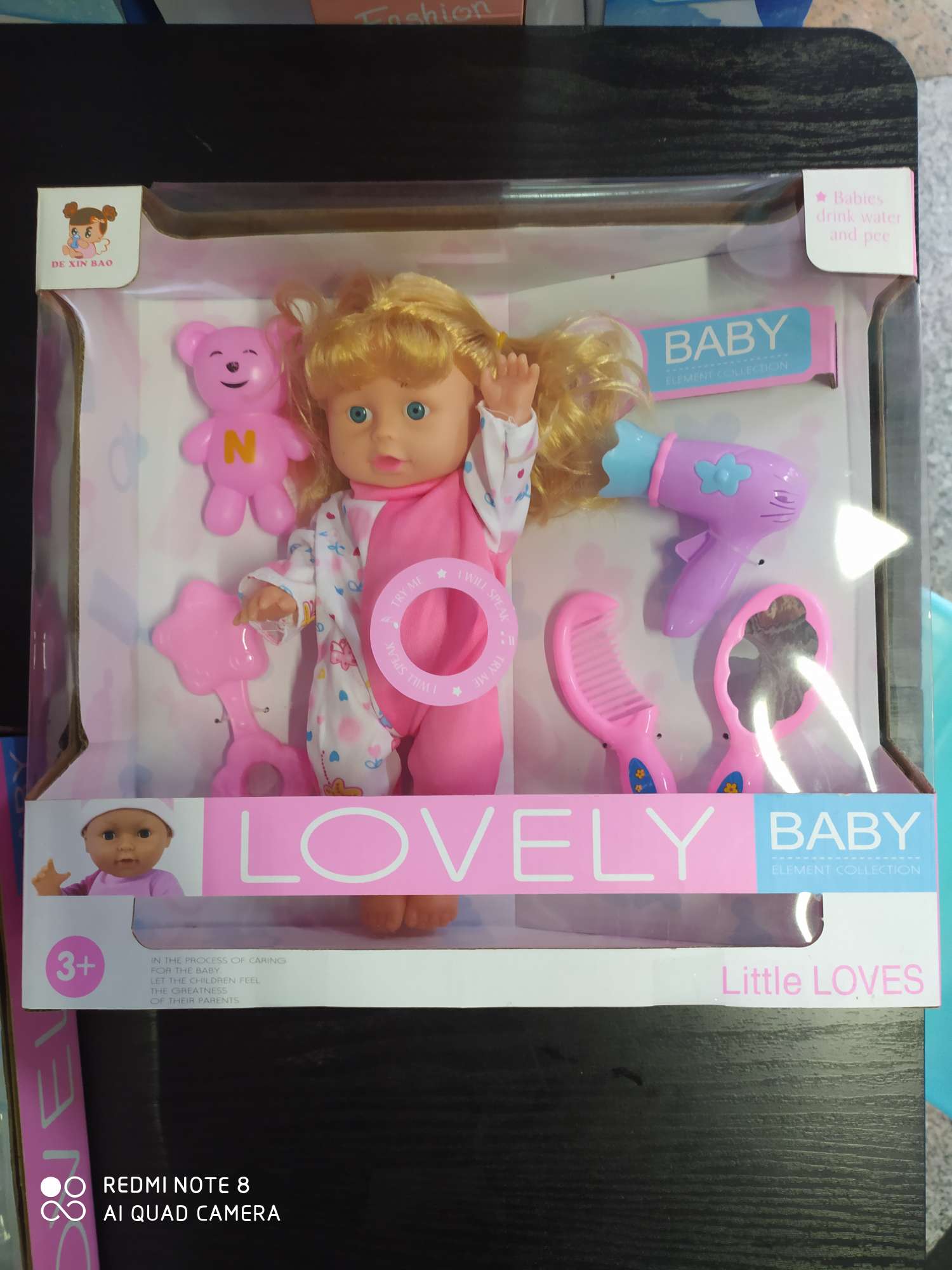Girls' doll hairdressing set detail image 1