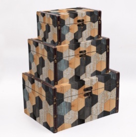 European-Style Vintage Household Cosmetics Storage Box Organizing Box Clothing Storage Box Travel Photography Props Jewelry Box