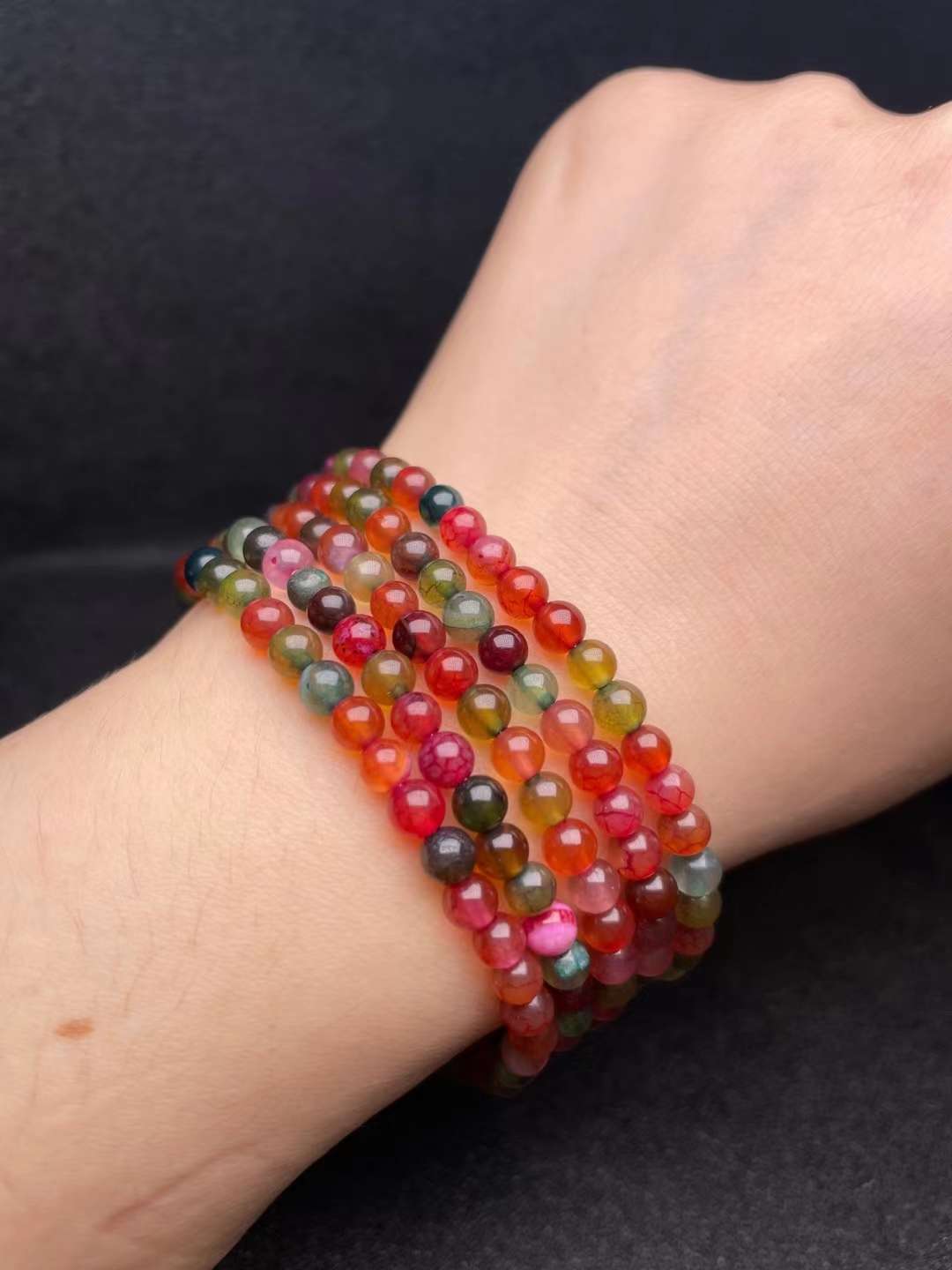 Nueva oferta especial [corazón]4m216 ágata perla de buda turmalina ágata pequeña y delicada [fu] color puede combinar Application Scenario