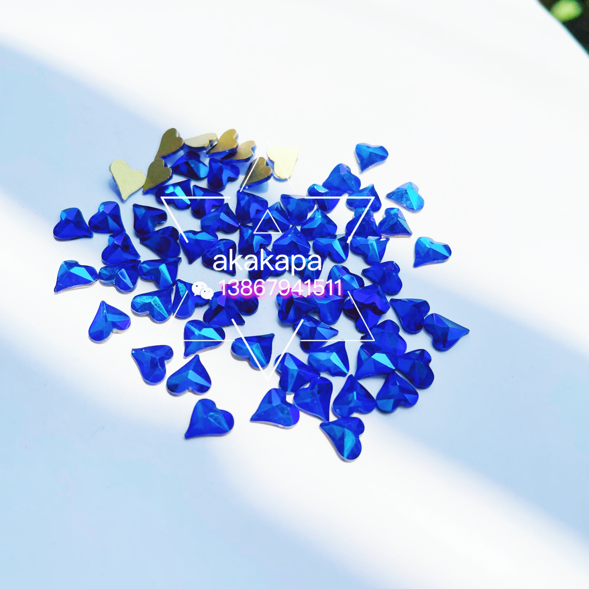 Shaped Drill Flat Bottom Drill Wedding Dress Drill Xiuhe Dress Sticky Hot Drill Blue Ab undefined