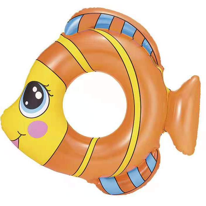 充气玩具儿童腋下圈腰圈鱼形泳圈详情图1