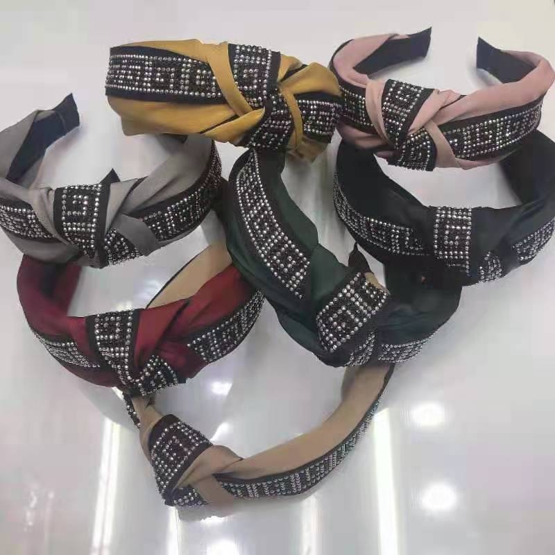 韩版气质小香风时尚宽边发箍 简约百搭压发头饰头箍女头扣宇豪饰品005