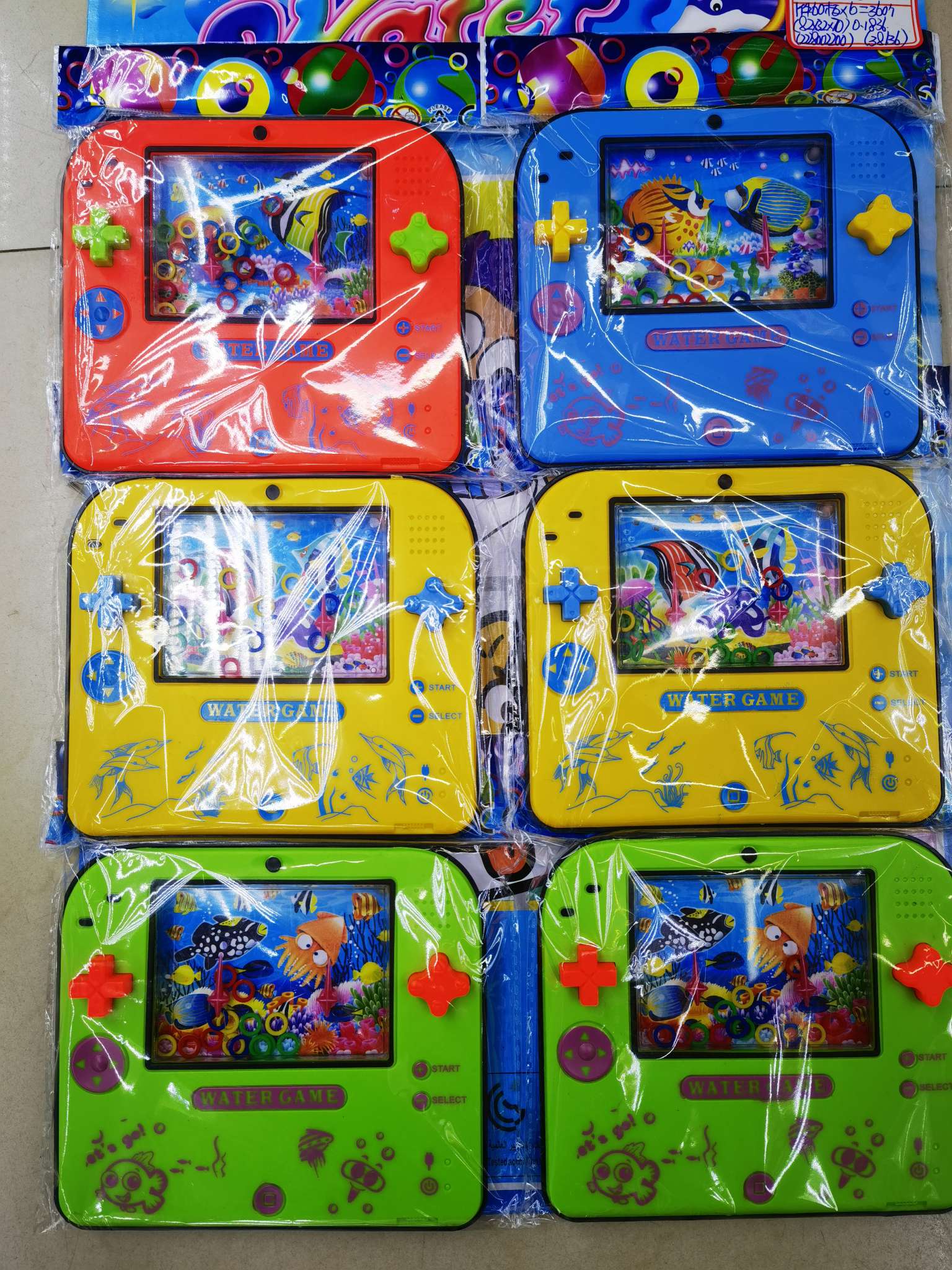 2928G一216
6只彩色平板电脑水机产品图