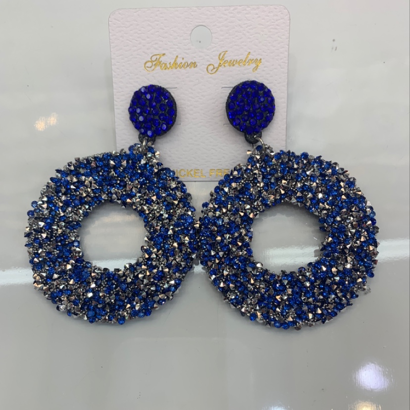 Round earrings go with every fashion trend