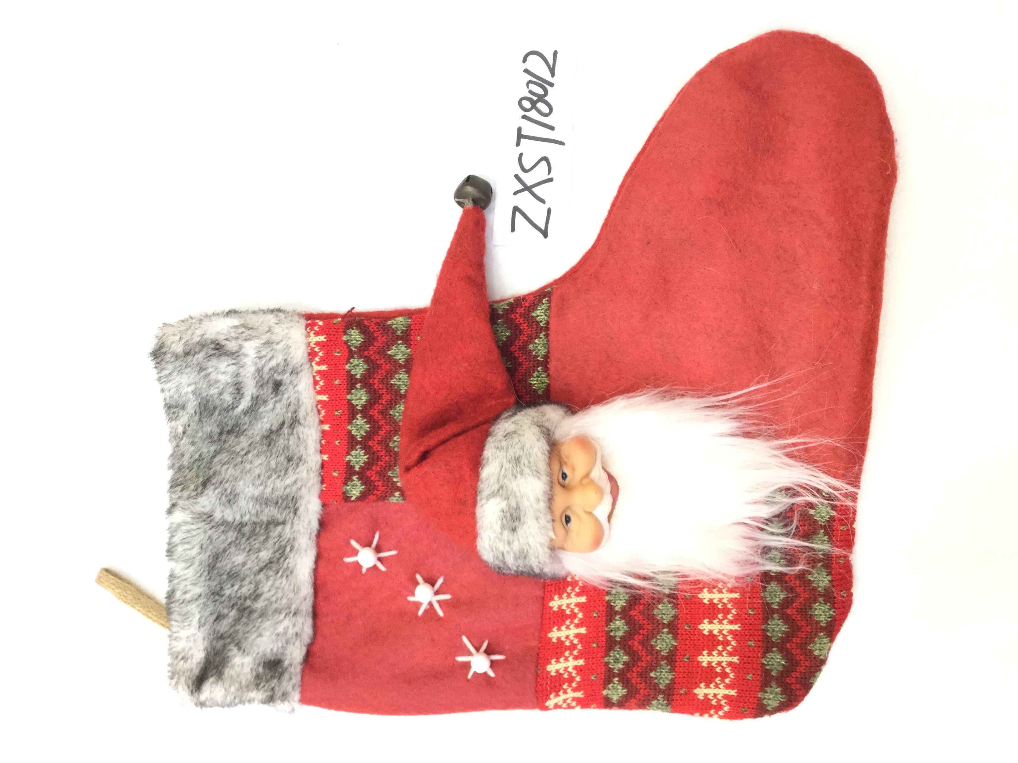 L C impresión elementos de navidad 10 calcetines de navidad fábrica venta directa details Picture