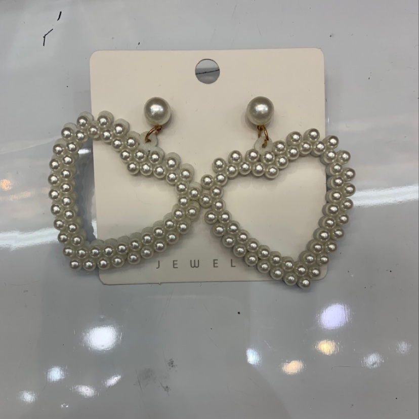 时尚简约大方珍珠耳钉尚美饰品4385-40