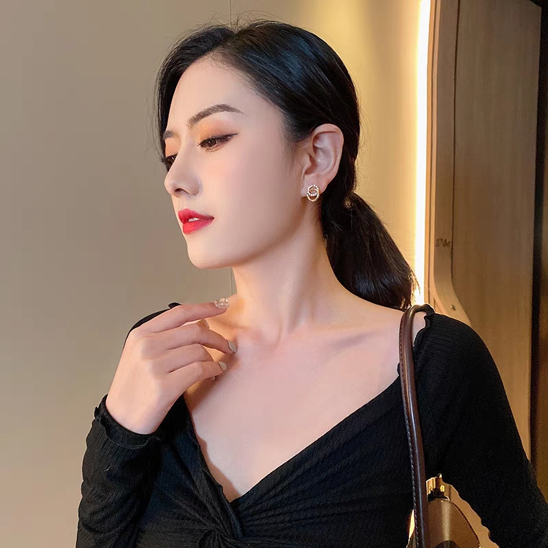 耳钉/新款/10k金耳钉/钛钢耳钉/耳针配件产品图