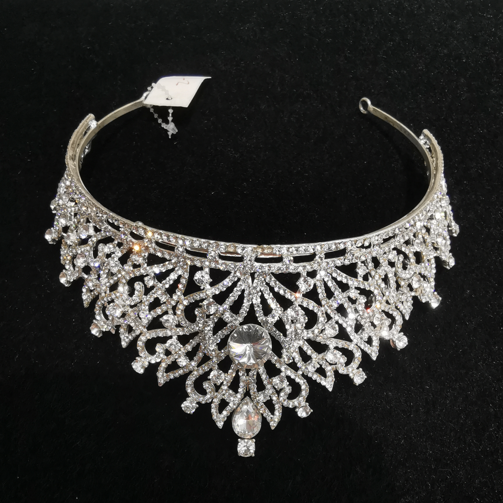 Headwear awards event opening beauty pageant hair accessories shoot after the wedding crown