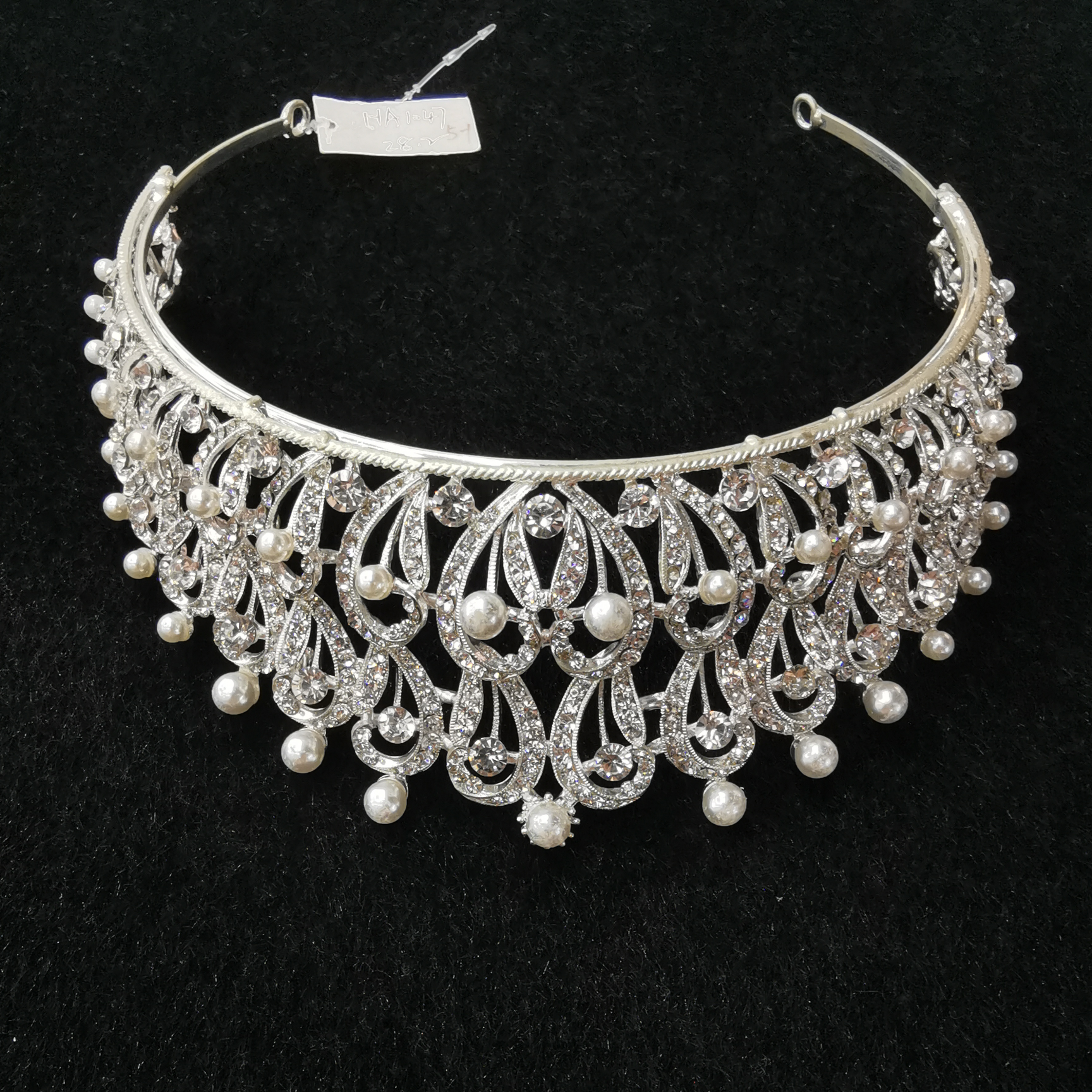 Bride Bridesmaids Hair accessories Delicate Crown Jewels Crown Hair accessories Atmospheric adult alloy wedding dress matching