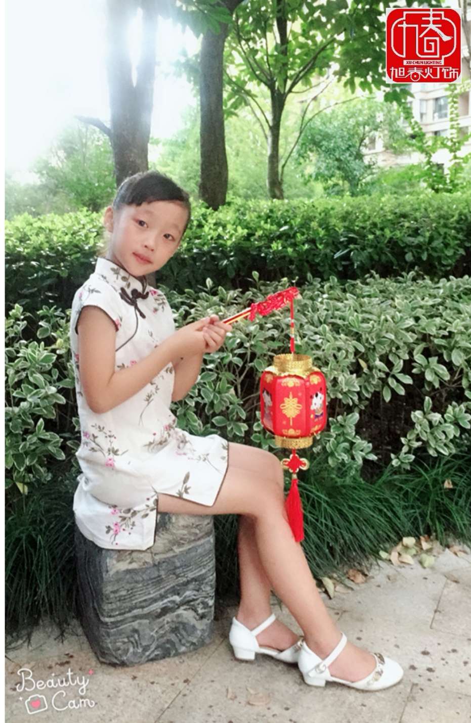 Portable battery-powered glowing music lanterns for the Lantern Festival, handcrafted dance decorations for kindergartens, and retro palace lanterns Specification drawing
