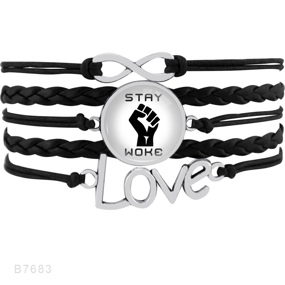 FLY172 BLACK LIVES MATTER I can't breathe. The Time Gem bracelet is customizable