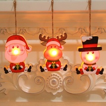圣诞装饰品木制圣诞镂空圣诞树小挂件木质五角星铃铛挂件礼品42