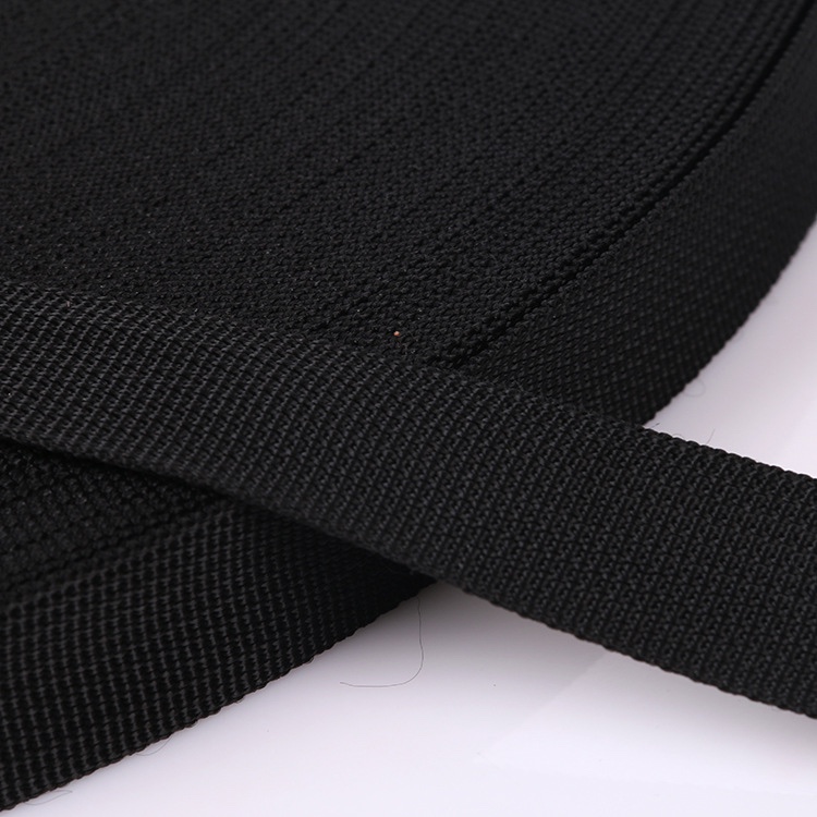 Black environmental protection 2.5 small pit with fine pit pattern hand ribbon Pit pattern bag belt bag belt: 9#
