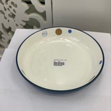 新款精品陶瓷7.5寸星空奥古饭盘（555花）宝兰