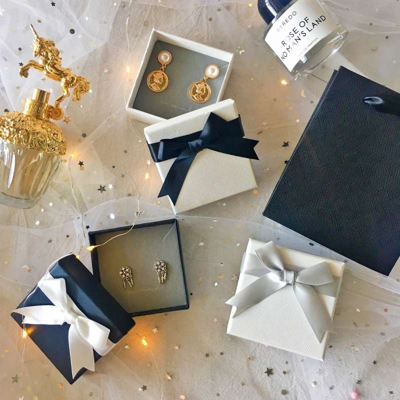 ins简约风蝴蝶结礼盒礼袋首饰盒套装新款绝美爆款产品图