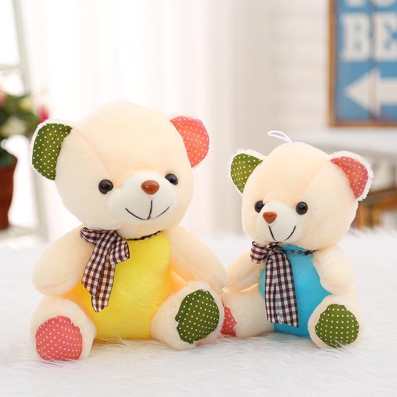 Small color teddy bear doll doll plush toy bear doll cuddle doll girl doll accessories