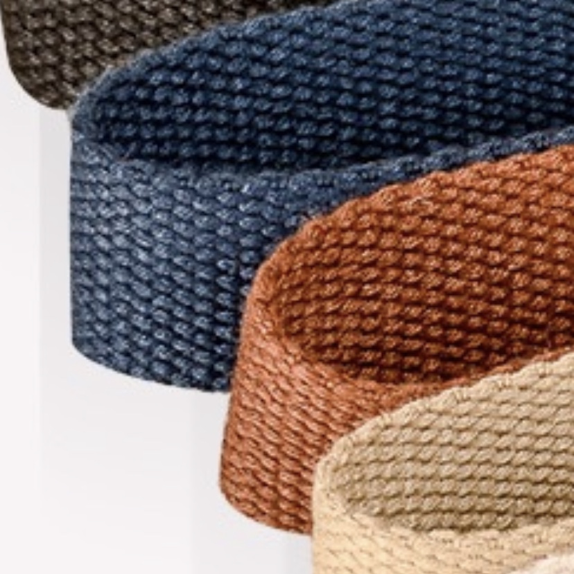 Colored polyester cotton tape thick hand webbing bead cotton tape canvas Yoga webbing 18#
