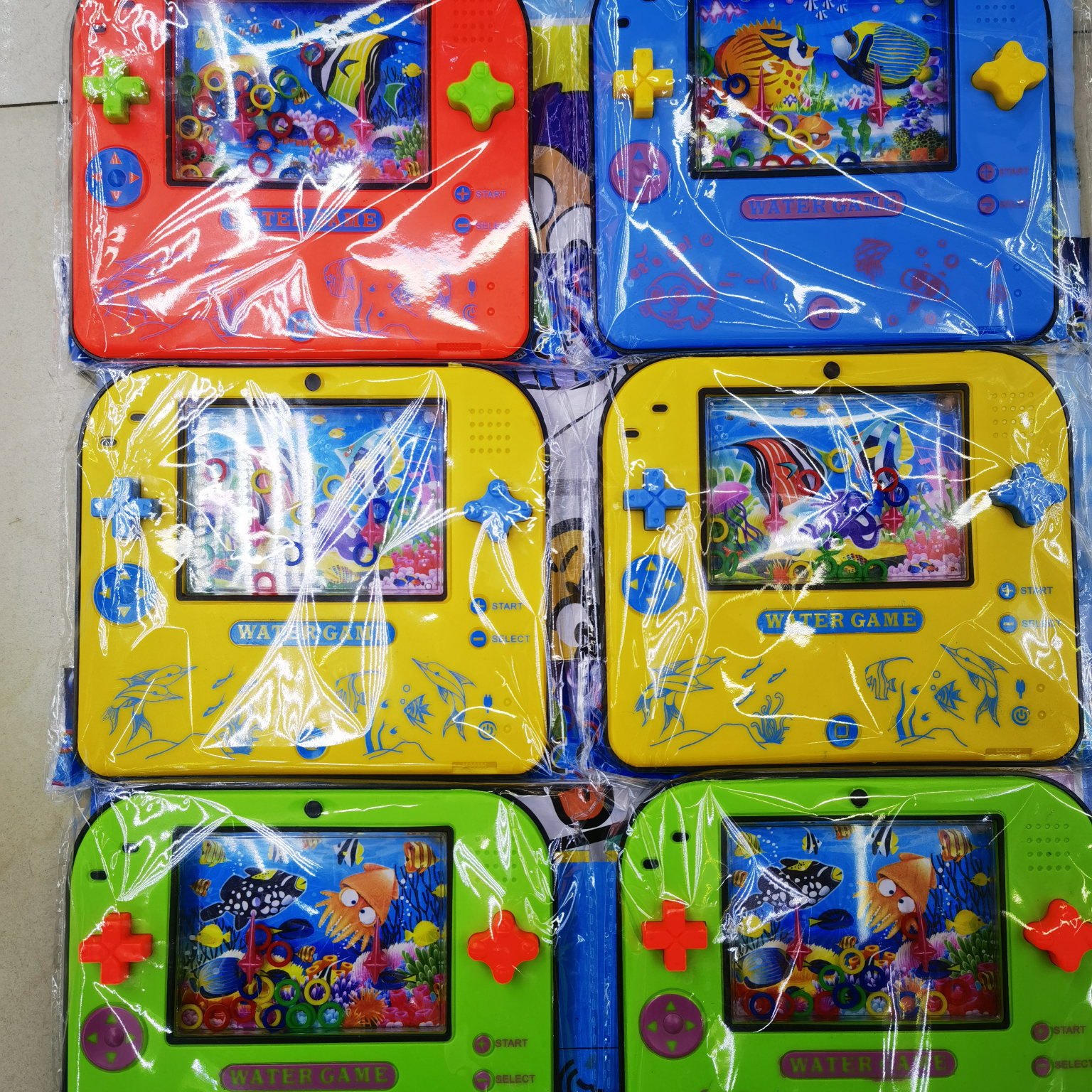 2928G一216
6只彩色平板电脑水机图