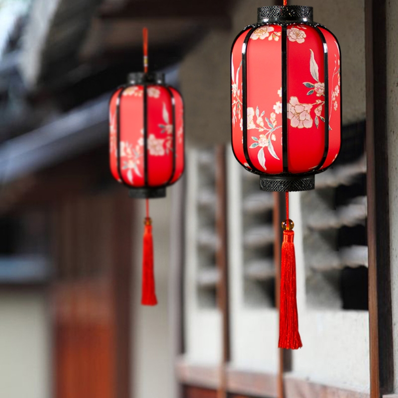 小孩打的汉服手持宫灯发光2021年元宵节儿童手提灯笼正月十五