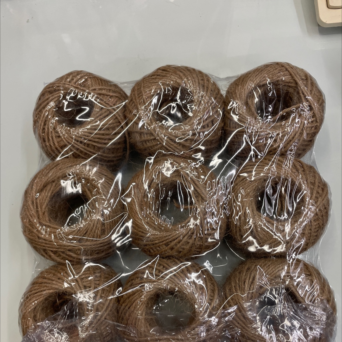 麻绳捆绑绳环保绳麻绳带子黄麻绳2毫米粗麻球绳产品图
