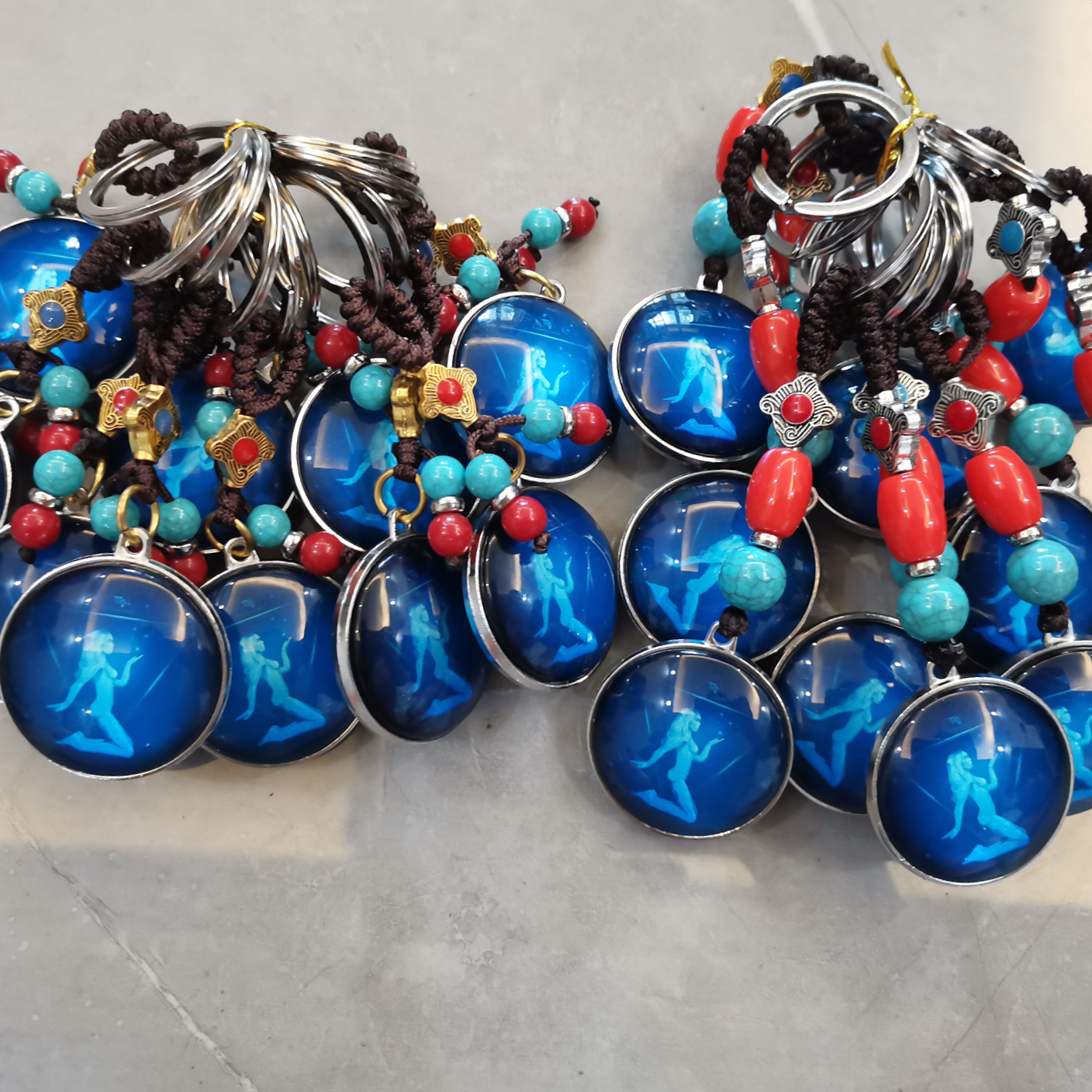 蒙藏十二星座处女座钥匙扣67-61