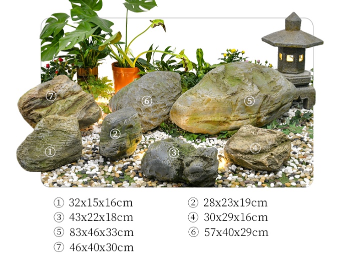 诸葛工艺庭院流水摆件阳台鱼池造景顶楼花园装饰布置景观鱼缸喷泉雾化加湿器爆款7279-90详情图20