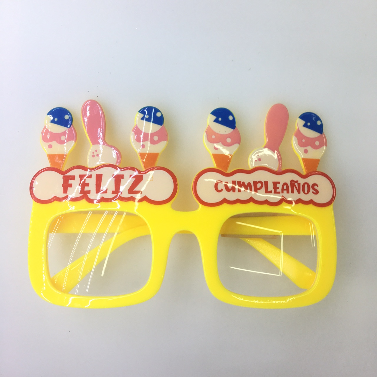 生日冰淇淋眼镜  生日派对眼镜 装饰眼镜