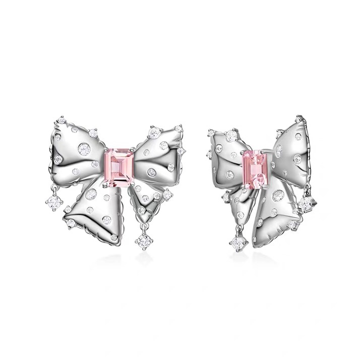 Starry Sky bow stud earrings