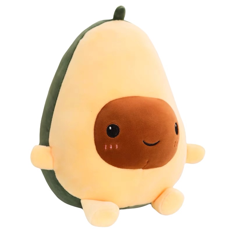 Instagram cute Internet celebrity avocado throw pillow, plush toy doll, lazy person backrest pad, birthday gift for girls detail image 2