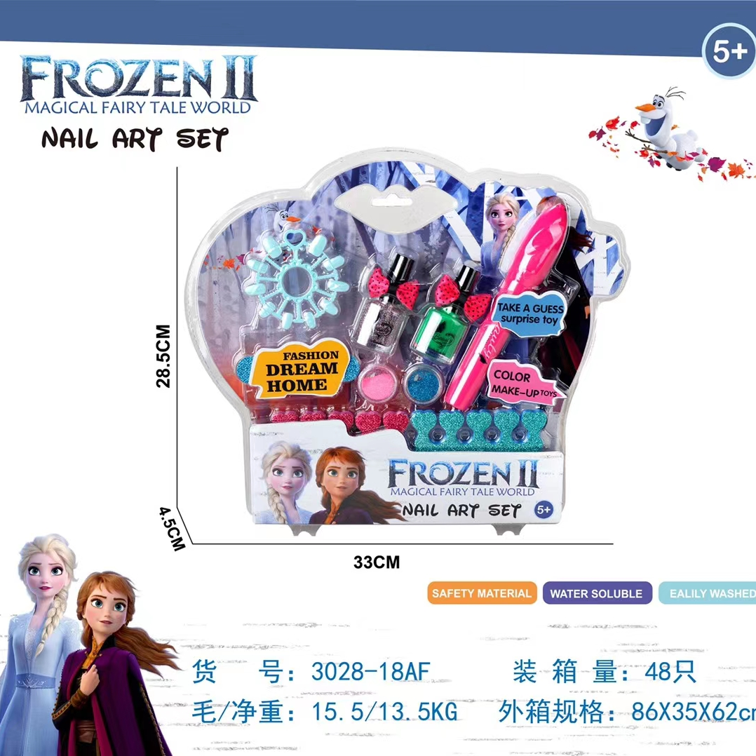 化妆品小女孩彩妆 吸卡美妆指甲油系列12