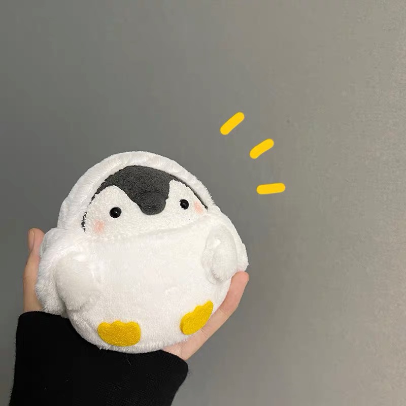 ins日系正能量企鹅可爱毛绒公仔玩偶挂饰 学生情侣钥匙扣书包挂件