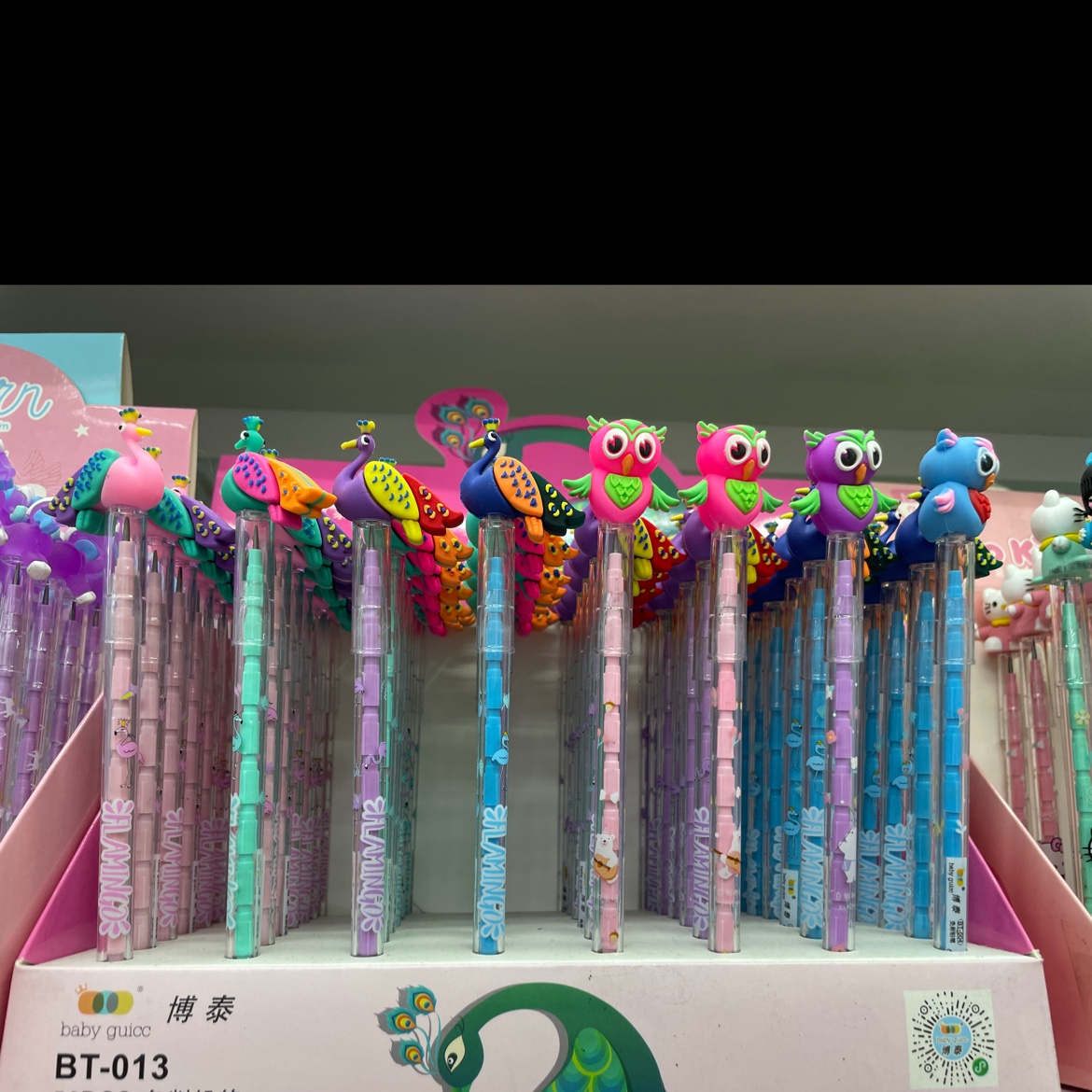 The cartoon tip of the no-cutting bullet pen can replace the pencil