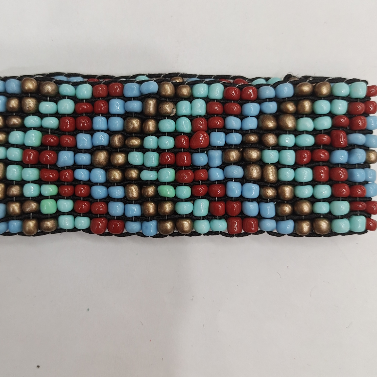 Indian Pop Pop Bohemian Ethnic style Handmade 6/0 m bead elastic elastic bracelet 8 thumbnail