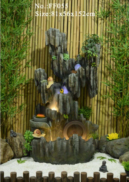 诸葛工艺庭院流水摆件阳台鱼池造景顶楼花园装饰布置景观鱼缸喷泉雾化加湿器爆款7279-90详情图19