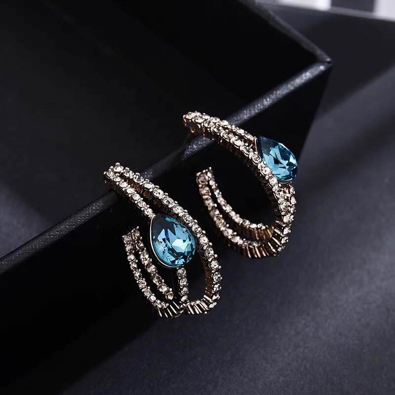 Noble temperament elegant noble elegant high sense of exquisite luxury earrings