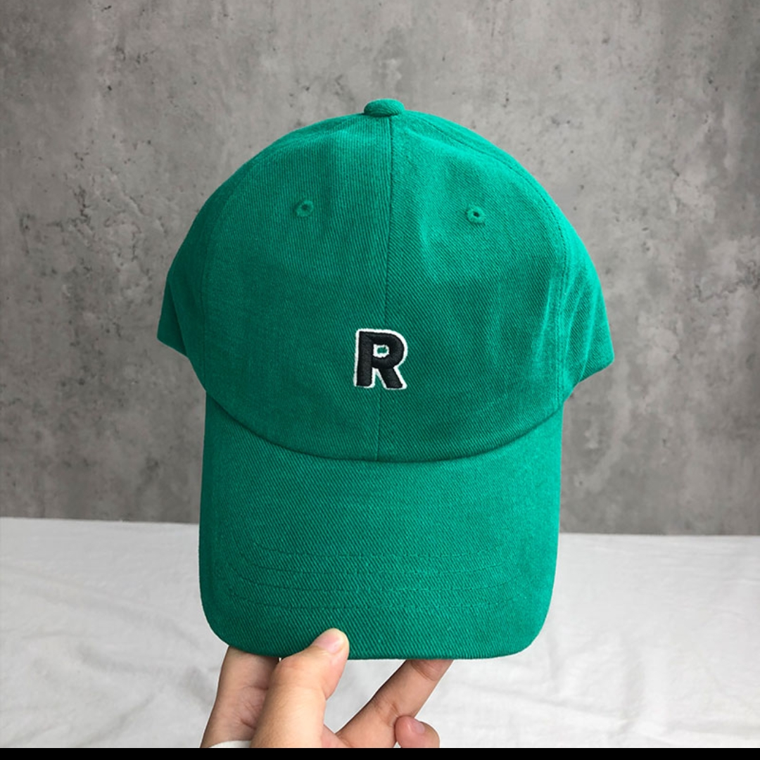 ins鸭舌帽子女秋冬新款 韩国进口代购彩色字母时尚情侣棒球帽潮流6