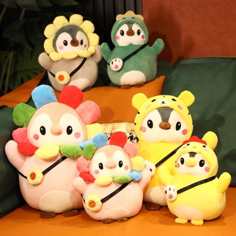 A cute Internet celebrity transforms into a penguin plush toy, a sleeping pillow, a birthday gift, and a female sunflower doll detail image 2
