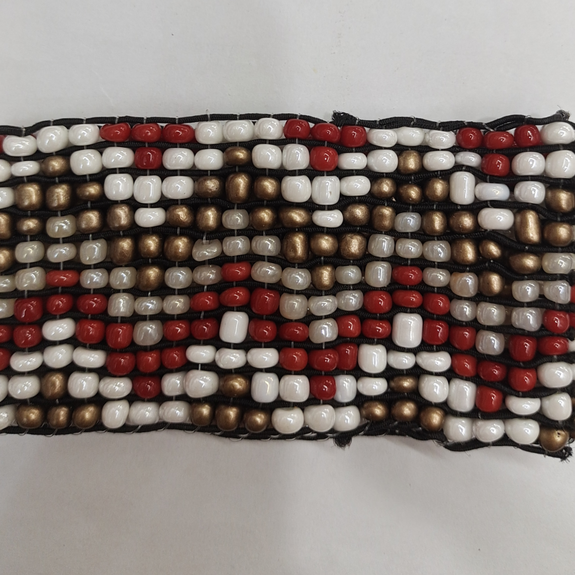 Indian Pop Pop Bohemian Ethnic style Handmade 6/0 m bead elastic bracelet 4 thumbnail