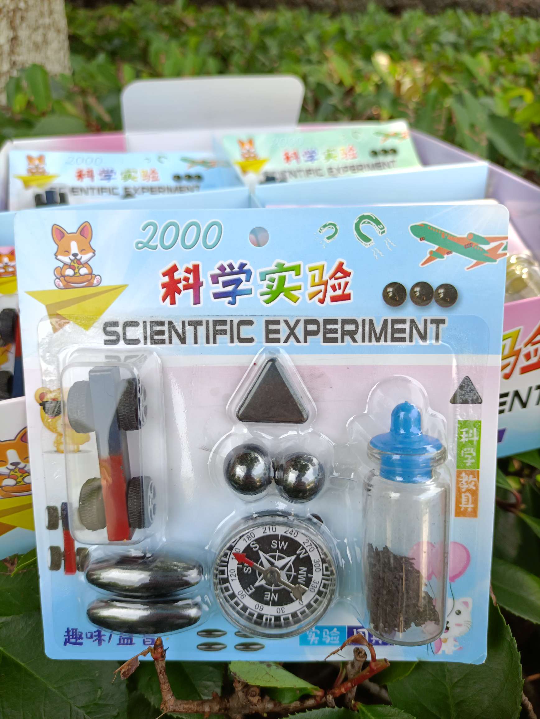 2000科学实验指南针套装，磁铁磁力车套装详情图5