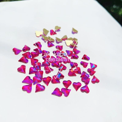 Shaped Drill Flat Bottom Drill Wedding Dress Drill Xiuhe Dress Sticky Hot Drill Big Red Ab