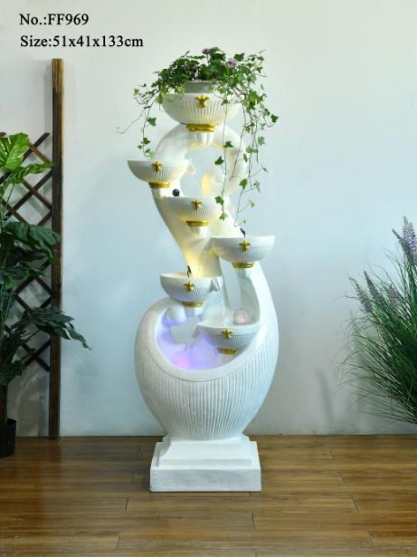 诸葛工艺庭院流水摆件阳台鱼池造景顶楼花园装饰布置景观鱼缸喷泉雾化加湿器爆款7279-90详情图6