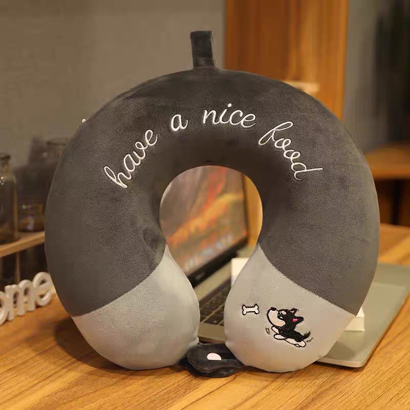 U-shaped pillow cervical neck support pillow neck pillow Travel plane train sleep portable U-shaped pillow