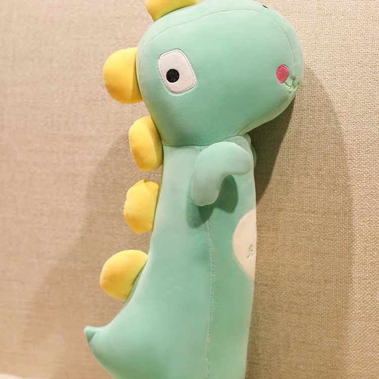 Super soft soothing baby doll Cute dinosaur doll throw pillow bed sleeping doll boy baby plush toy