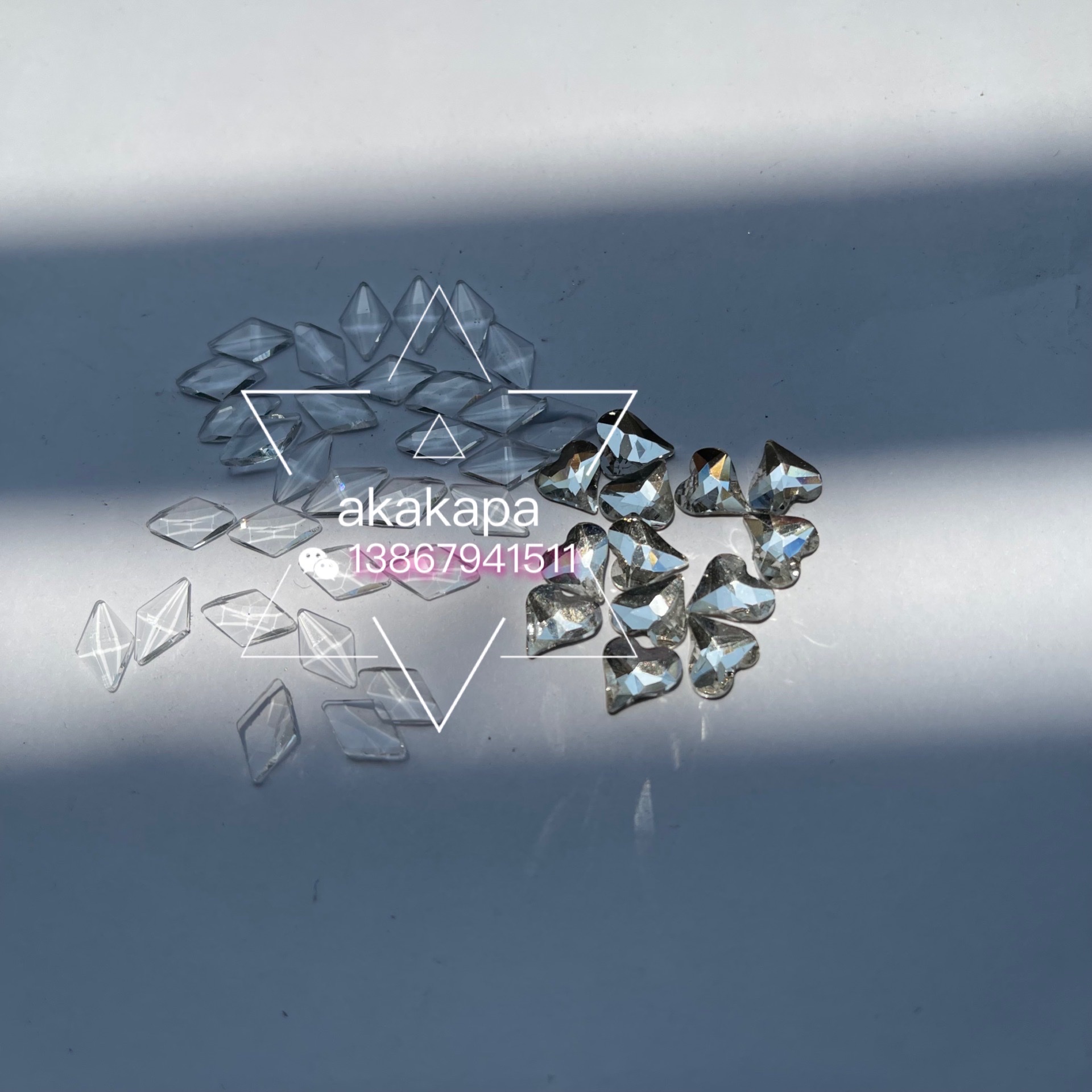 Abnormity Drill Flat Bottom Drill Wedding Dress Drill Xiu Wo Clothes Sticky Hot Drill Bare Drill Transparent Color details Picture