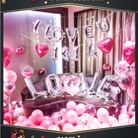 LOVE组合气球大套装 生日派对节日婚庆各种活动装饰用品 多款可选 可订做