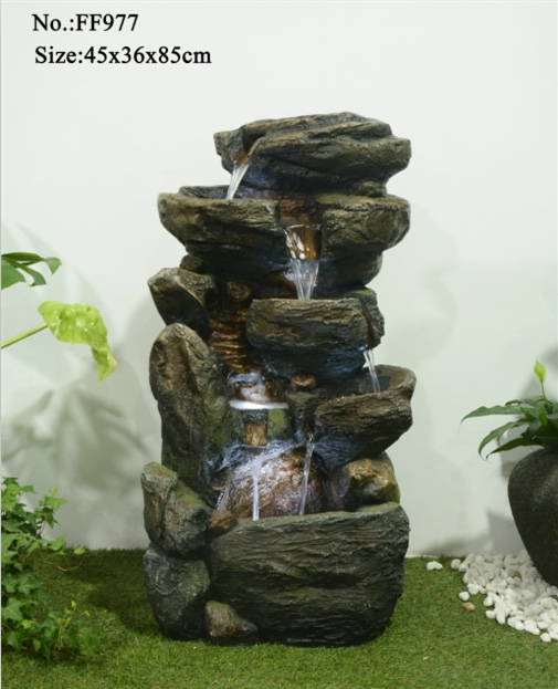 诸葛工艺庭院流水摆件阳台鱼池造景顶楼花园装饰布置景观鱼缸喷泉雾化加湿器爆款7279-90详情图12