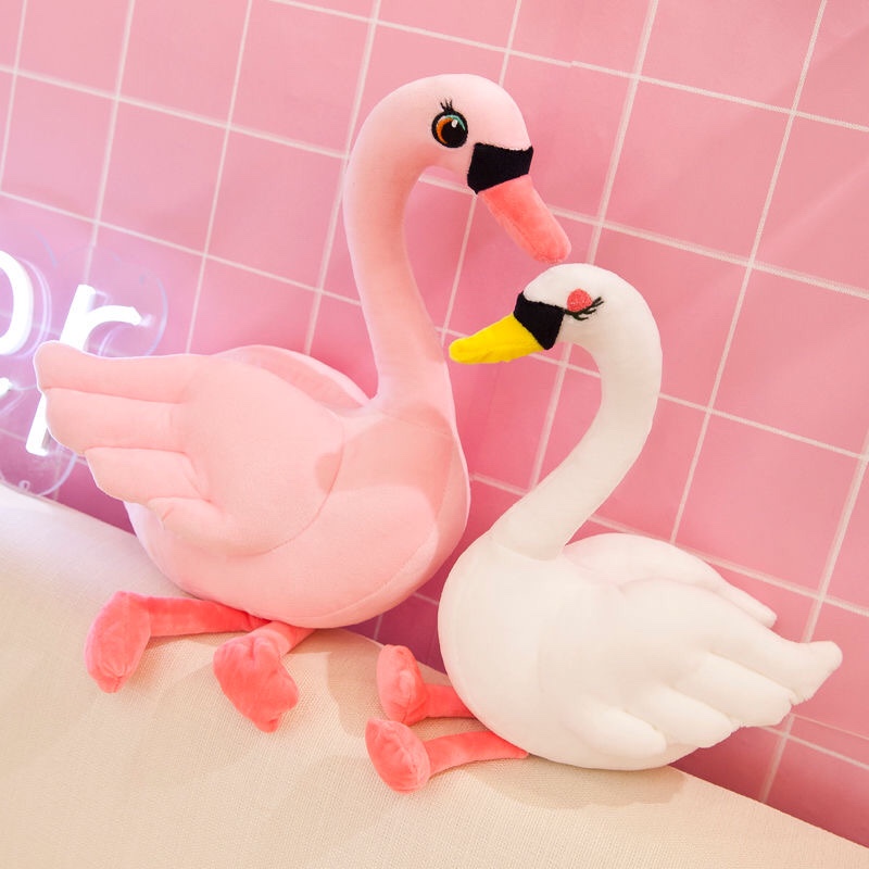 Net red burst cygnet plush toy doll cute girl heart to send his girlfriend to send children's birthday wedding decoration