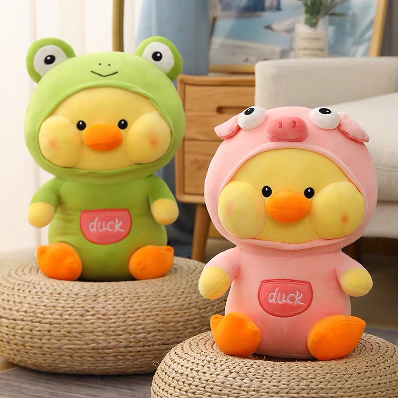 New Year gift to girlfriend plush toy yellow duck doll doll sleeping doll doll girl throw pillow