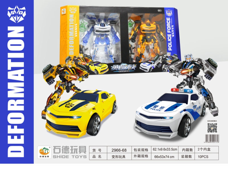 大黄蜂警车变形套装 变形金刚产品图