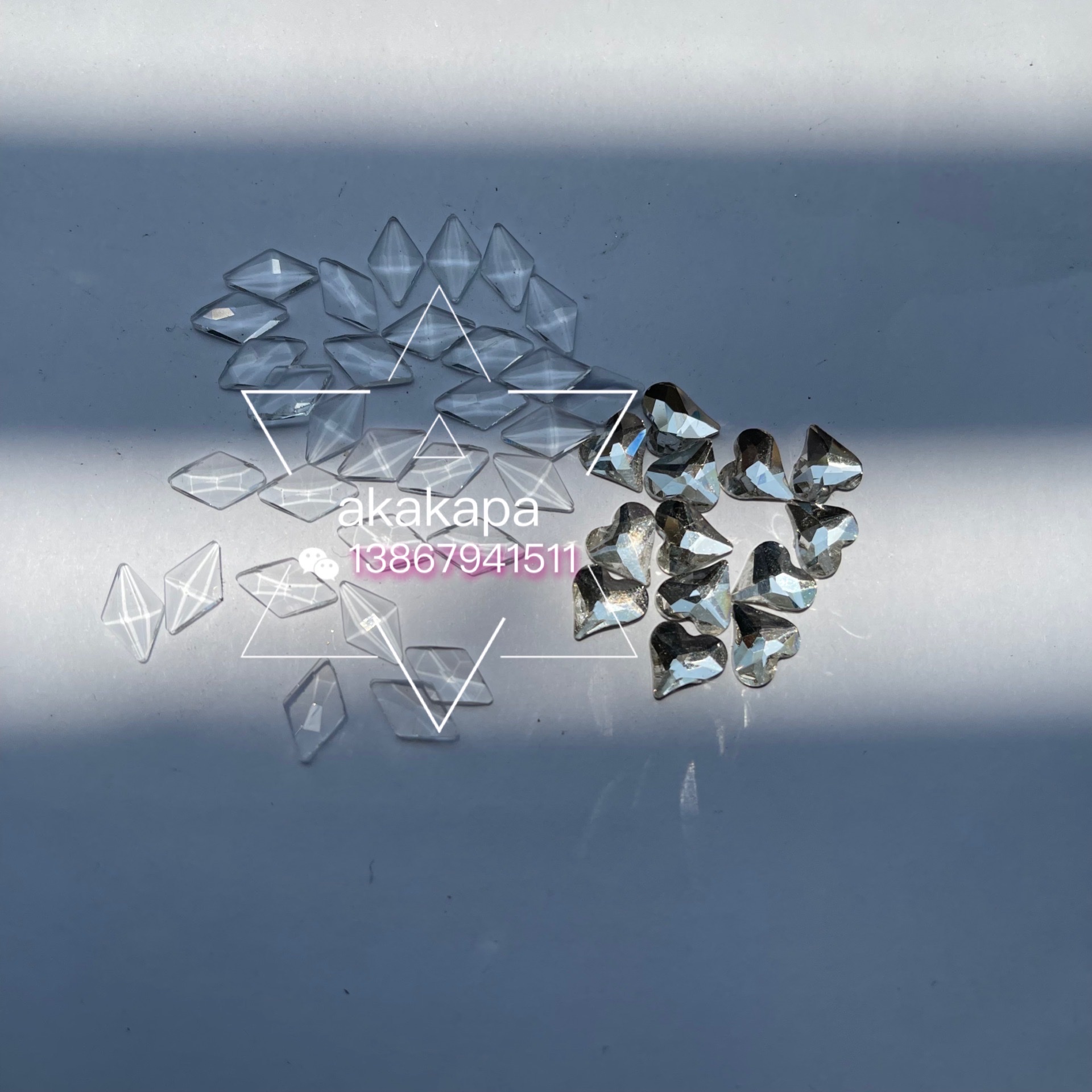 Abnormity Drill Flat Bottom Drill Wedding Dress Drill Xiu Wo Clothes Sticky Hot Drill Bare Drill Transparent Color details Picture